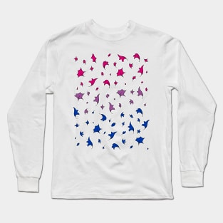 Heartstopper leaves - bi pride Long Sleeve T-Shirt